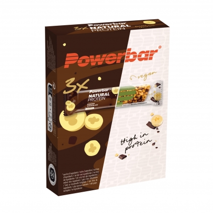 PowerBar Wegański baton proteinowy 3 szt. Natural Protein Bar 40g