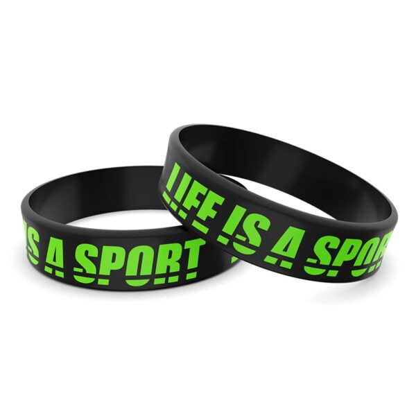 Sportowa opaska silikonowa